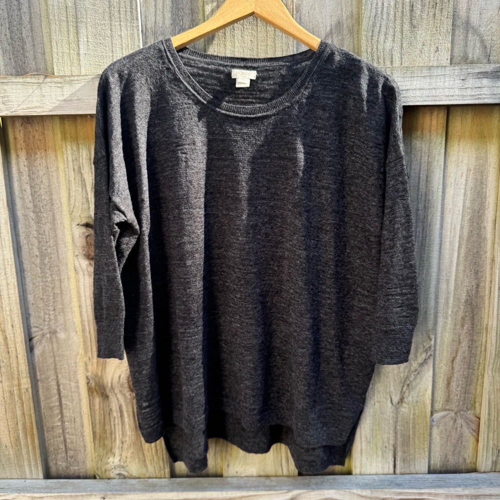 J Crew Women’s Charcoal Gray Sweater